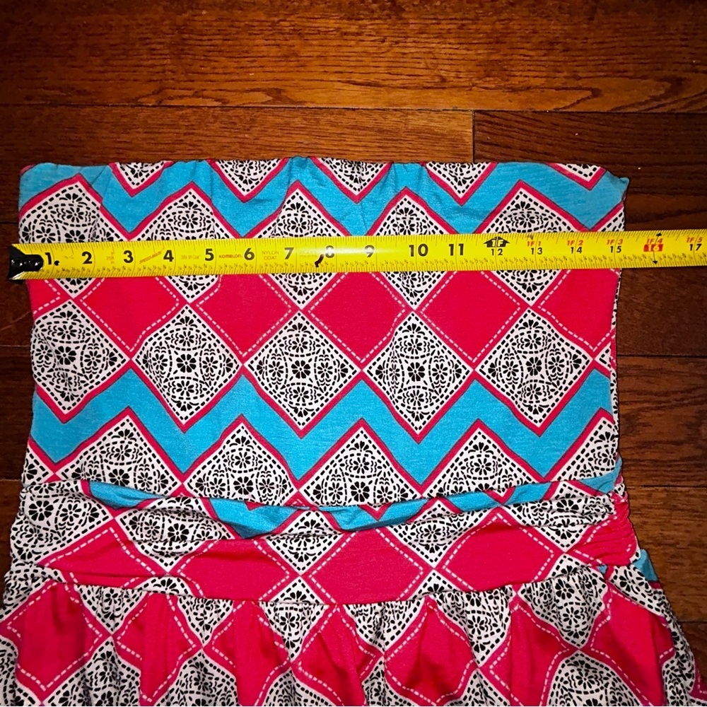 Colorful Geometric Maxi Dress - Picture 5 of 7